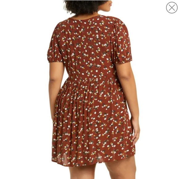 BP Flower Babydoll Mini Dress - Picture 4 of 8